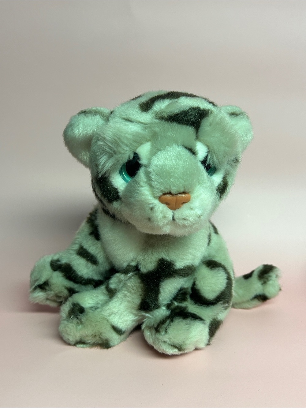 🔥🔥2014 Wild Republic Snow Leopard 8 inches Plush Stuffed Animal Realistic
